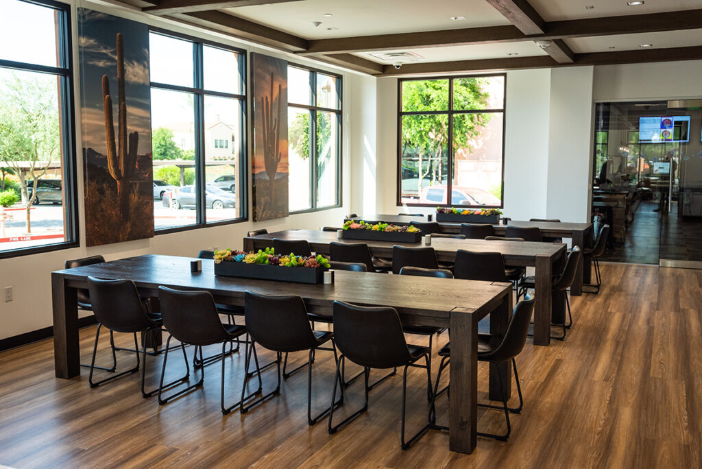 large seating area in lounge